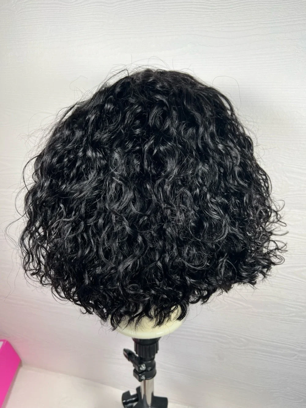 UNICE Human Hair Water Wave Pre Cut 10 Inch Wig